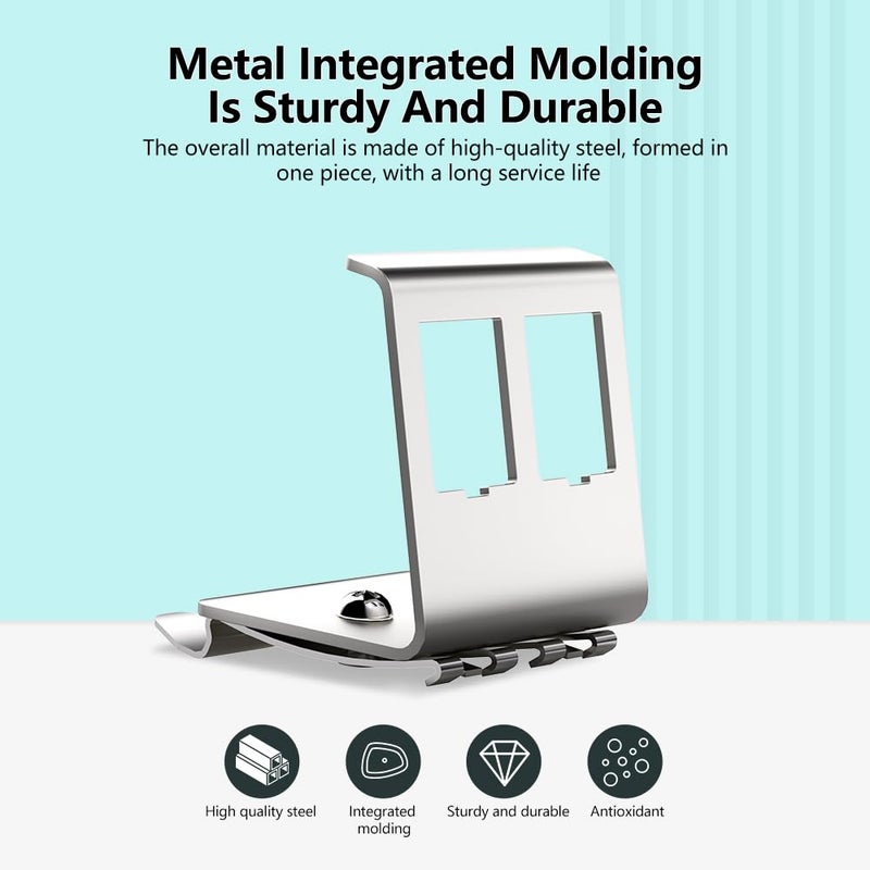 Enmane 2-Port Metal DIN-Rail Mounting Module for Snap-in Keystone Jacks,Attaches to Standard 35 Millimeter (mm) DIN Rail with no Tools - Image 4